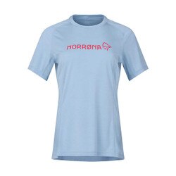 Norrona Fjora Equaliser Lightweight TShirt Women's in Frozen Fjord